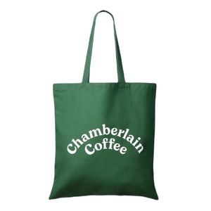 chamberlain coffee green tote bag